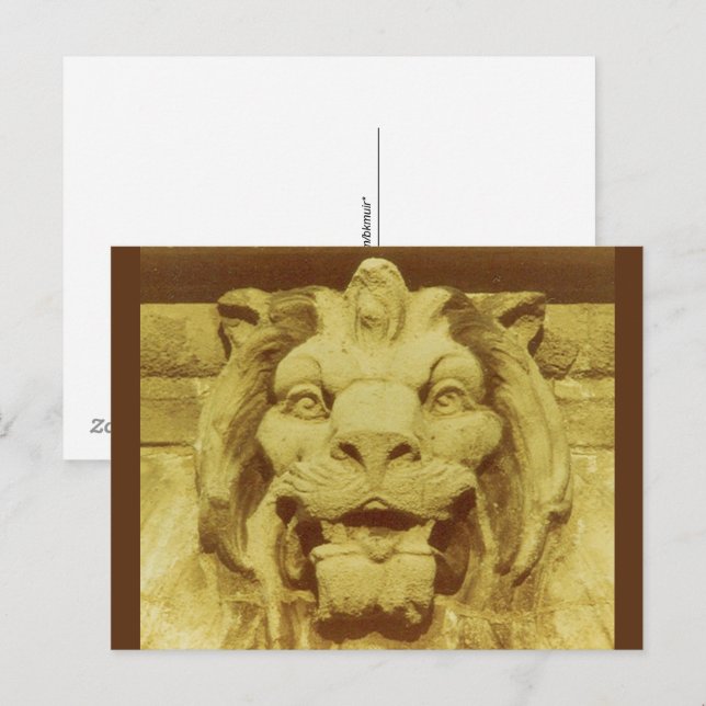 Tarjeta postal - Cabeza de León (Anverso / Reverso)