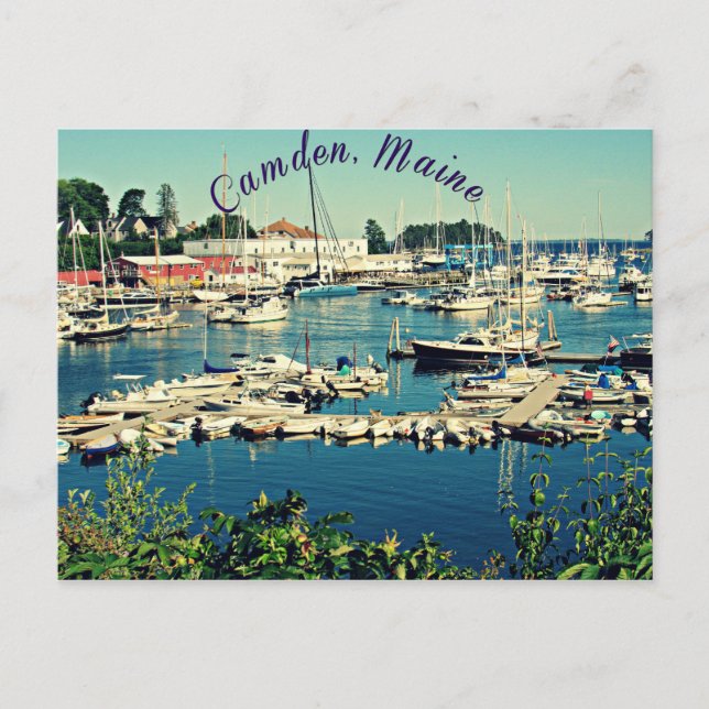 Tarjeta postal Camden Maine (Anverso)