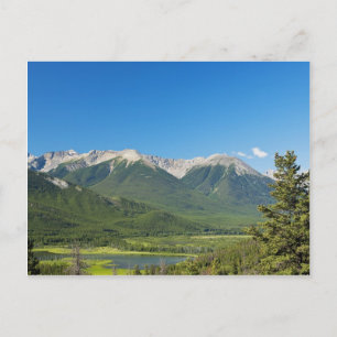 Tarjeta postal canadiense Rockies