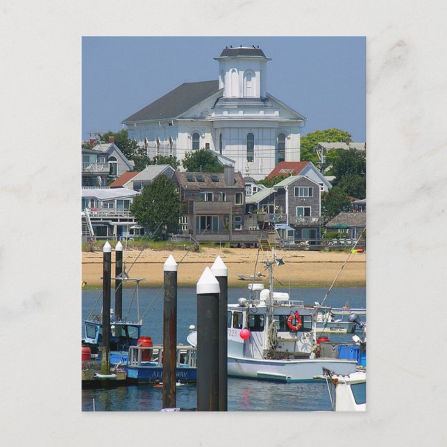 Tarjeta postal Cape Cod Provincetown Massachusetts (Anverso)