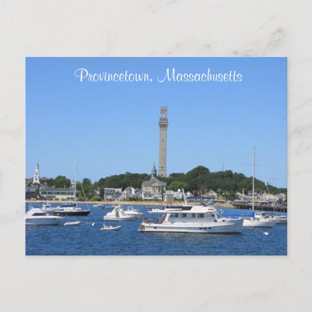 Tarjeta postal Cape Cod Provincetown Massachusetts (Anverso)