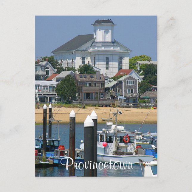 Tarjeta postal Cape Cod Provincetown Massachusetts (Anverso)