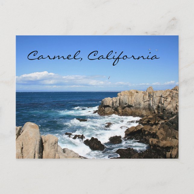 Tarjeta postal Carmel California (Anverso)