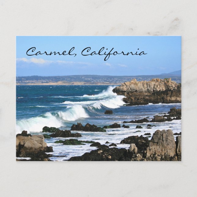 Tarjeta postal Carmel California (Anverso)
