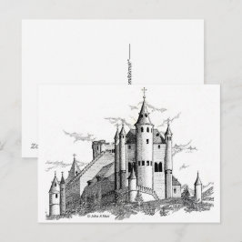 Tarjeta postal - Castillo Español