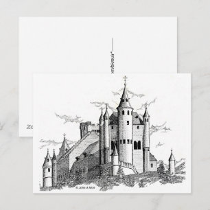 Tarjeta postal - Castillo Español