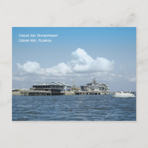Tarjeta postal Cedar Key Waterfront