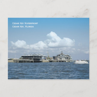Tarjeta postal Cedar Key Waterfront