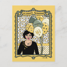 Tarjeta postal Celebrar la amistad_C