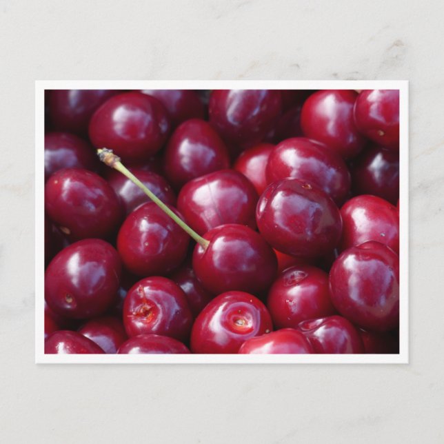 Tarjeta postal - Cerezas (Anverso)