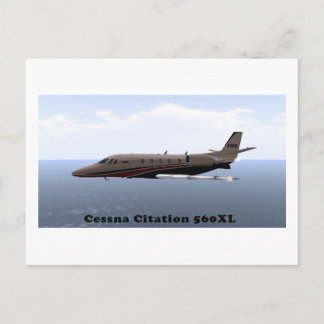 Tarjeta postal Cessna Citation 560XL