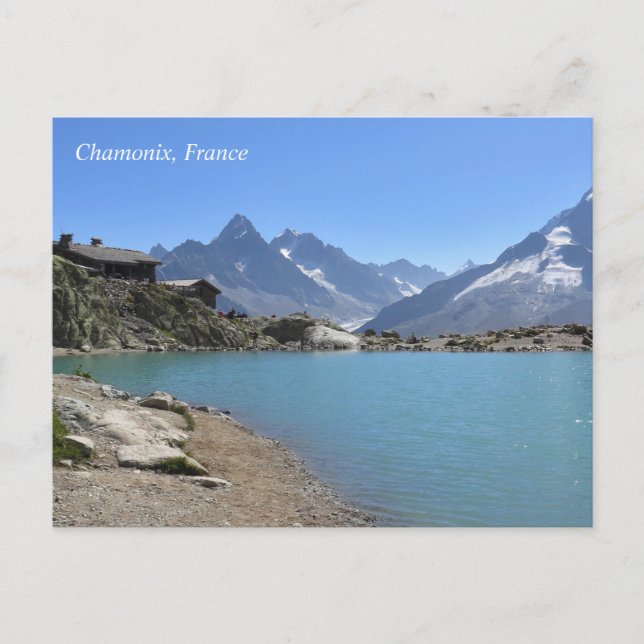 Tarjeta postal Chamonix Lac Blanc (Anverso)