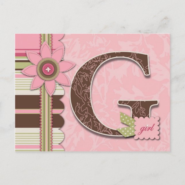 Tarjeta postal Chica G (Anverso)