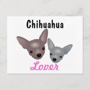 Tarjeta postal Chihuahua Lover
