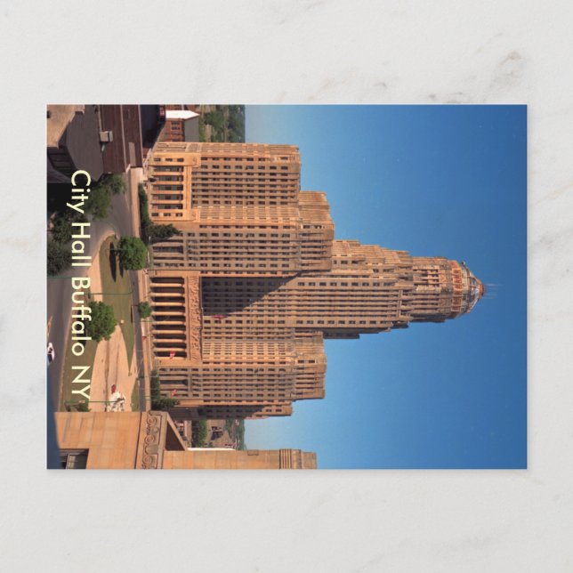 Tarjeta postal - City Hall Buffalo NY (Anverso)