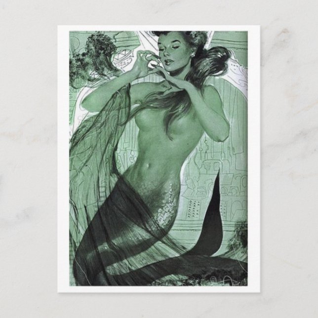 Tarjeta postal clásica de Ilustracion (Anverso)
