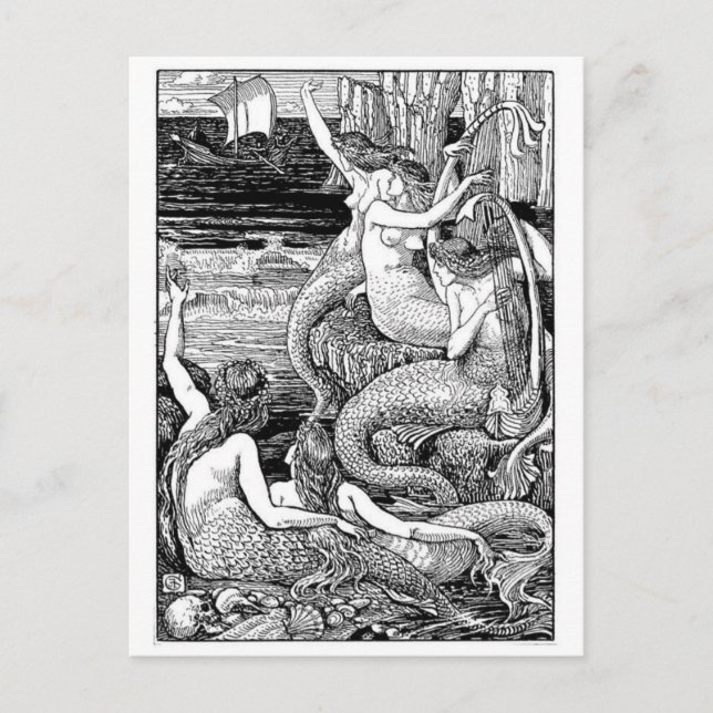 Tarjeta postal clásica de Ilustracion (Anverso)