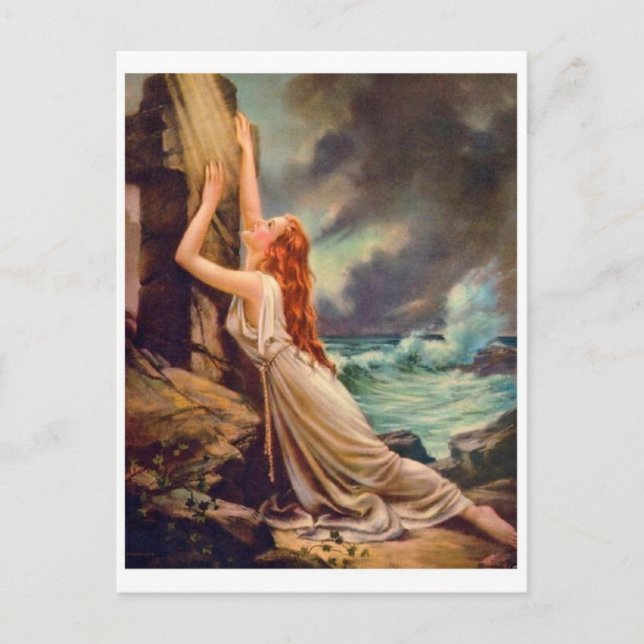 Tarjeta postal clásica de Ilustracion (Anverso)