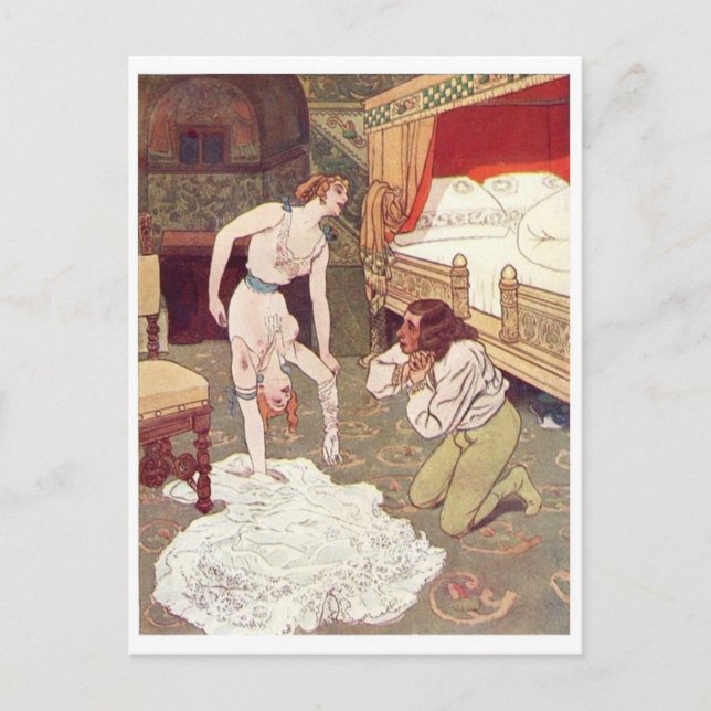 Tarjeta postal clásica de Ilustracion (Anverso)