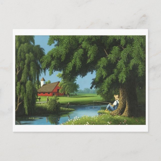 Tarjeta postal clásica de Ilustracion (Anverso)