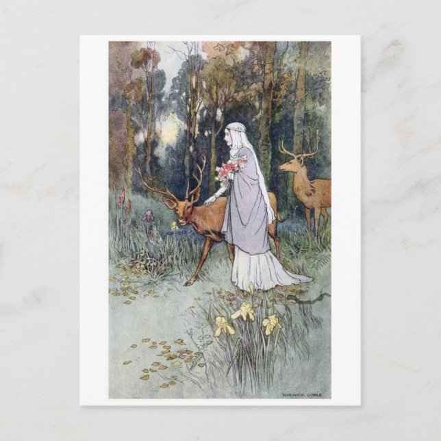 Tarjeta postal clásica de Ilustracion (Anverso)