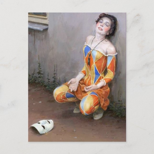 Tarjeta postal clásica de Ilustracion (Anverso)