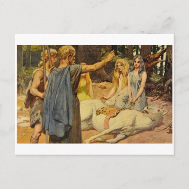 Tarjeta postal clásica de Ilustracion (Anverso)