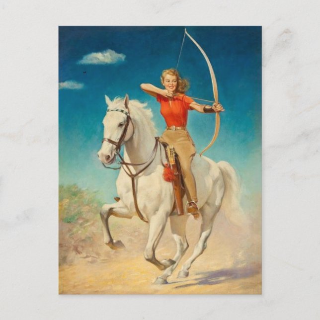 Tarjeta postal clásica de Ilustracion (Anverso)