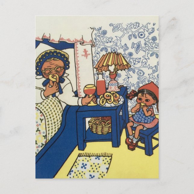 Tarjeta postal clásica de Ilustracion (Anverso)