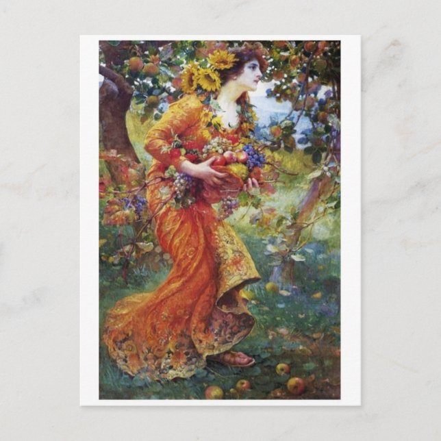 Tarjeta postal clásica de Ilustracion (Anverso)