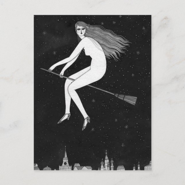 Tarjeta postal clásica de Ilustracion (Anverso)