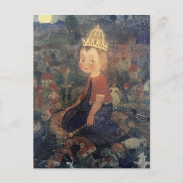 Tarjeta postal clásica de Ilustracion (Anverso)