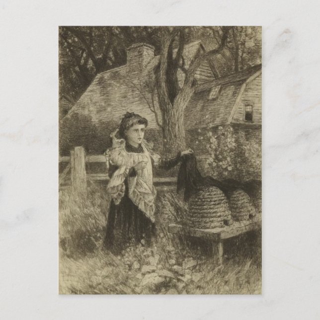 Tarjeta postal clásica de Ilustracion (Anverso)