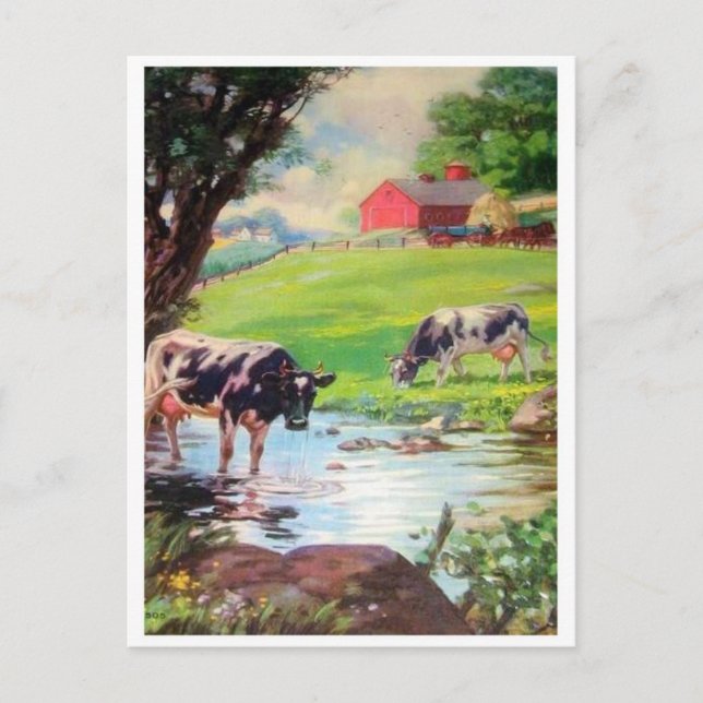 Tarjeta postal clásica de Ilustracion (Anverso)