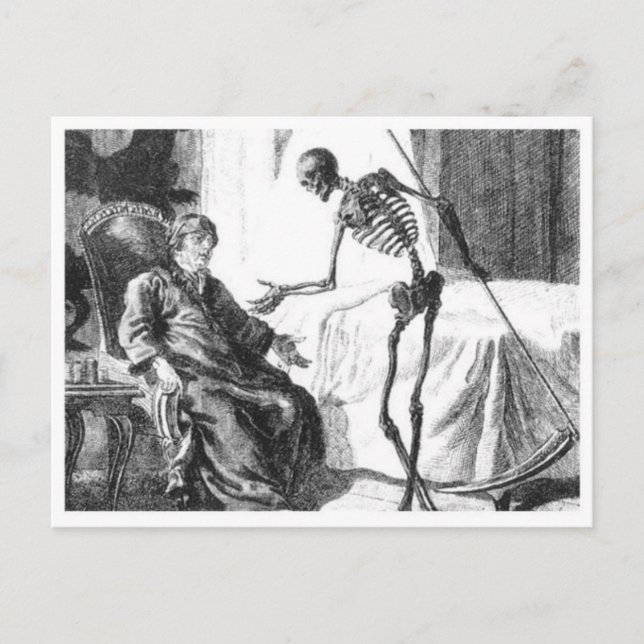 Tarjeta postal clásica de Ilustracion (Anverso)