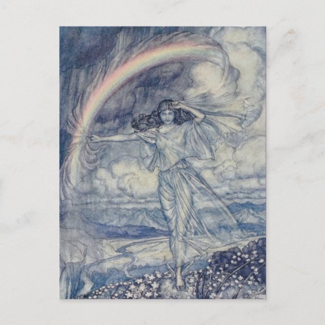 Tarjeta postal clásica de Ilustracion (Anverso)