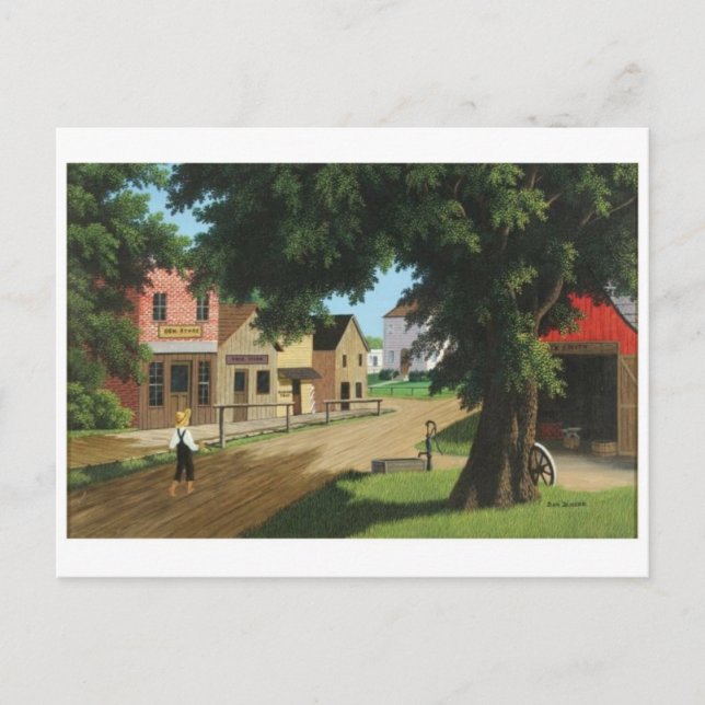 Tarjeta postal clásica de Ilustracion (Anverso)