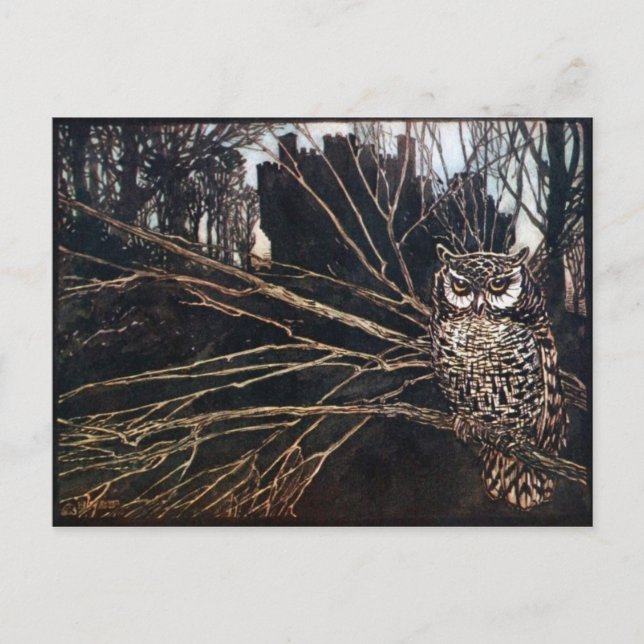 Tarjeta postal clásica de Ilustracion (Anverso)