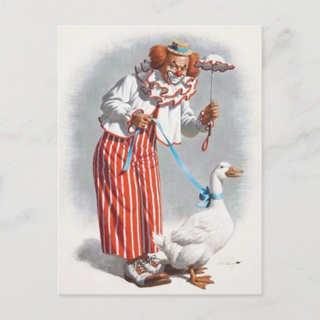 Tarjeta postal clásica de Ilustracion (Anverso)