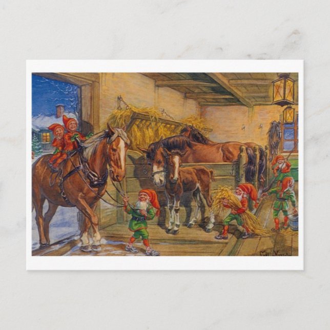 Tarjeta postal clásica de Ilustracion (Anverso)