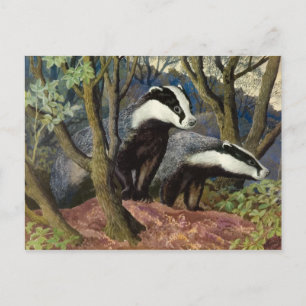 Tarjeta postal clásica de Ilustracion