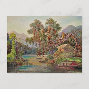 Tarjeta postal clásica de Ilustracion