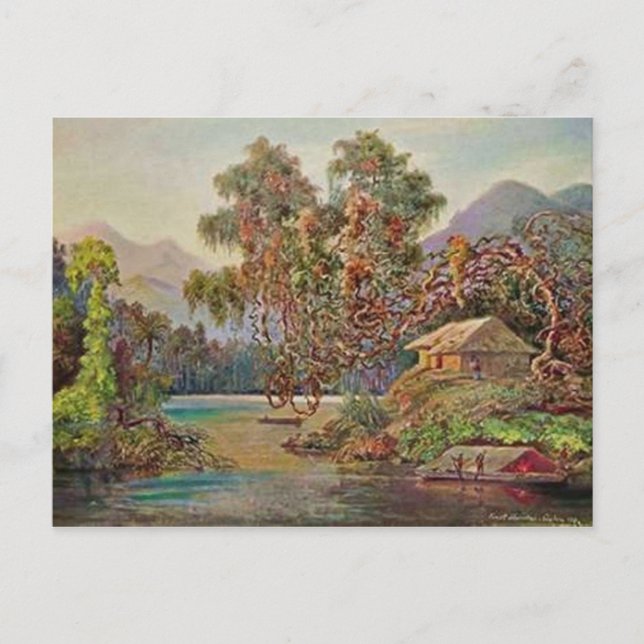 Tarjeta postal clásica de Ilustracion (Anverso)