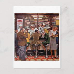 Tarjeta postal clásica de Ilustracion