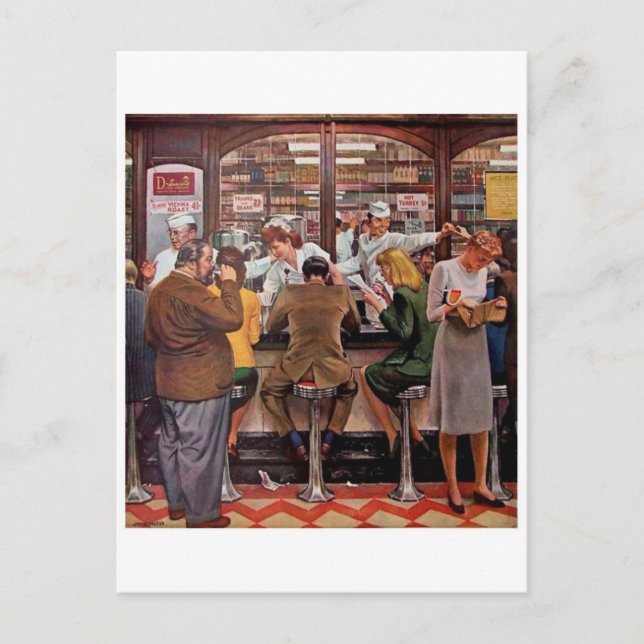 Tarjeta postal clásica de Ilustracion (Anverso)