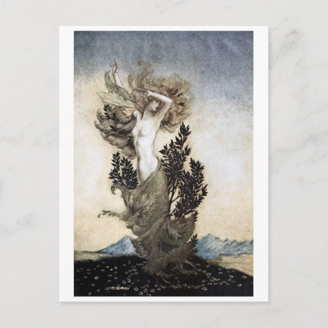 Tarjeta postal clásica de Ilustracion (Anverso)