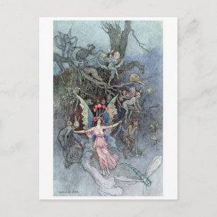 Tarjeta postal clásica de Ilustracion