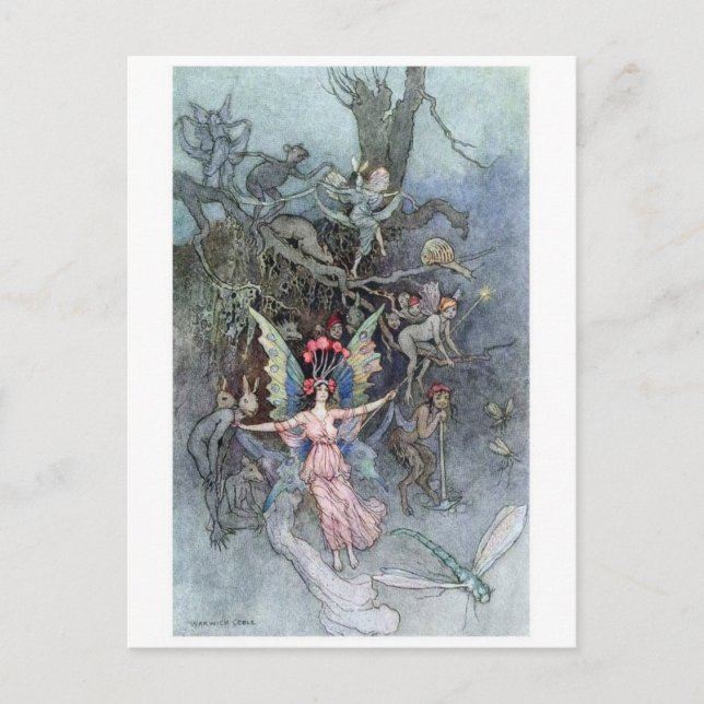 Tarjeta postal clásica de Ilustracion (Anverso)