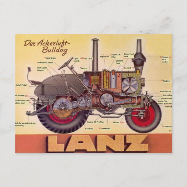 Tarjeta postal clásica de Ilustracion (Anverso)