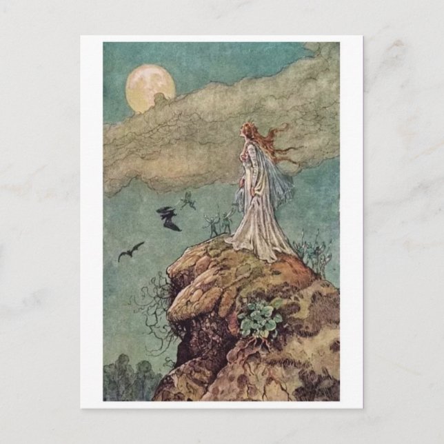 Tarjeta postal clásica de Ilustracion (Anverso)